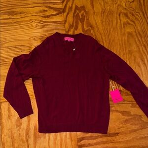 The Elder Statesman Venice V Neck Sweater